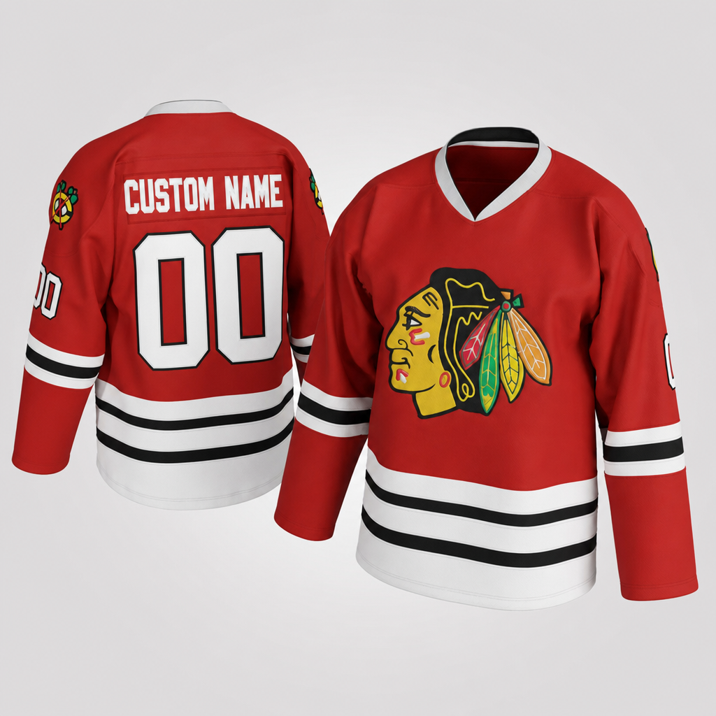 Griswold Red Hockey Jersey – Custom Name and Number