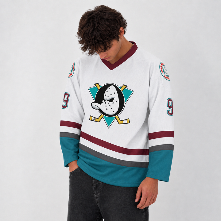 Banks 99 White Hockey Jersey – Custom Name and Number
