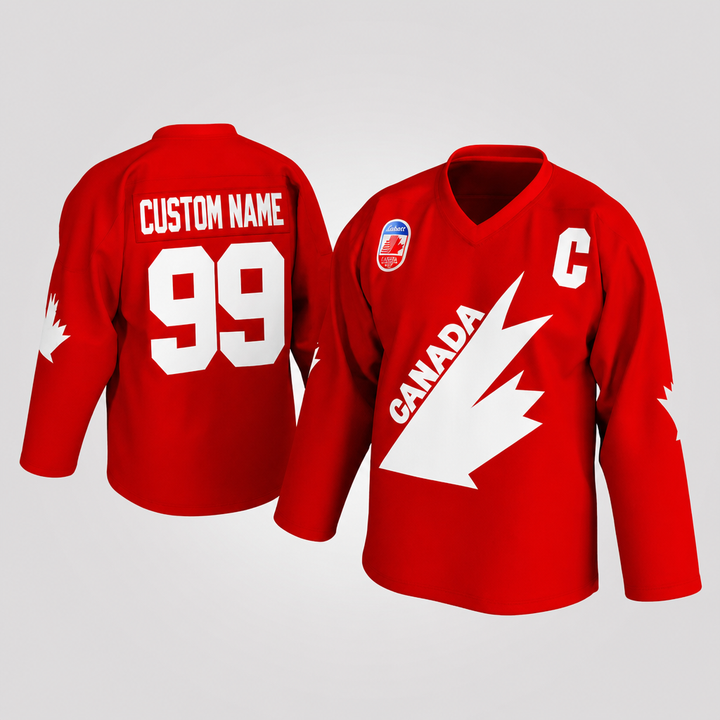 Wayne Gretzky Team Canada Red Hockey Jersey – Custom Name and Number