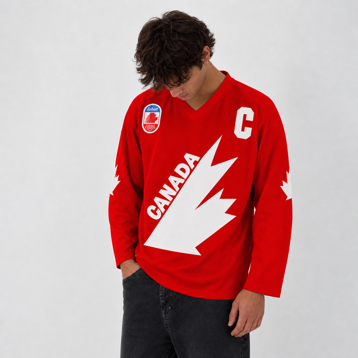 Wayne Gretzky Team Canada Red Hockey Jersey – Custom Name and Number
