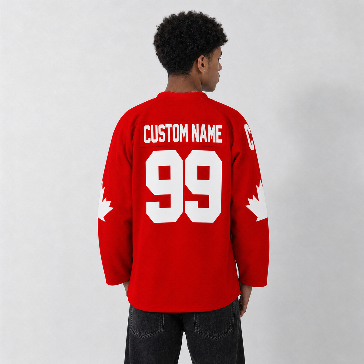 Wayne Gretzky Team Canada Red Hockey Jersey – Custom Name and Number