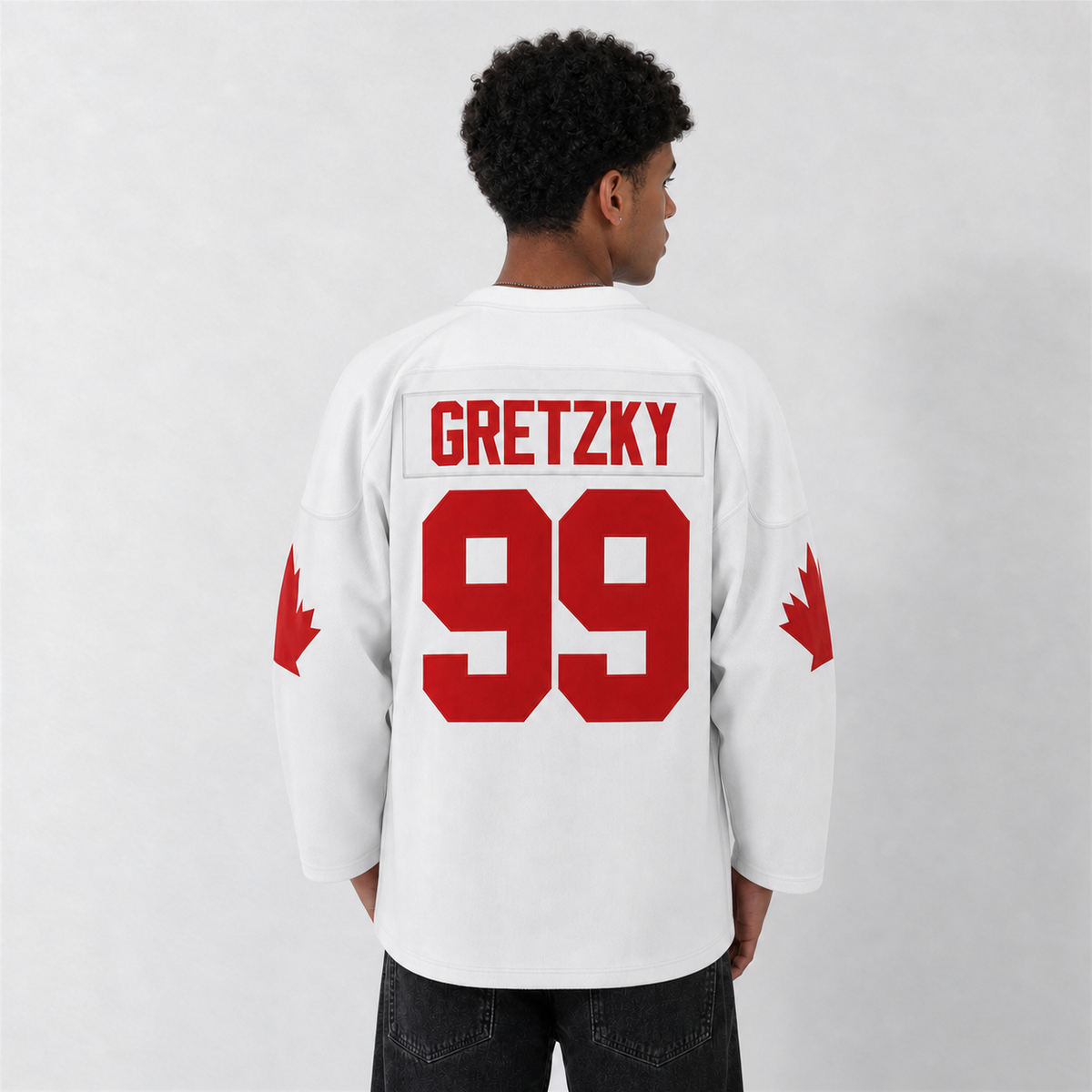 Wayne Gretzky Team Canada White Hockey Jersey – Custom Name and Number
