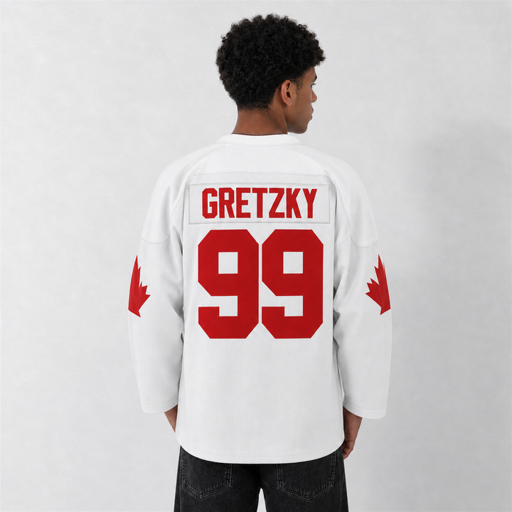 Wayne Gretzky Team Canada White Hockey Jersey – Custom Name and Number