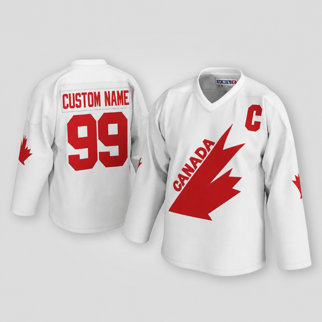 Wayne Gretzky Team Canada White Hockey Jersey – Custom Name and Number