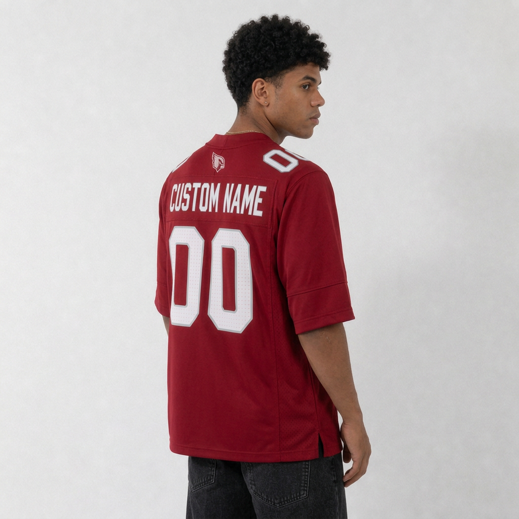 ARI Red Football Jersey Number 00 Custom Name and Number
