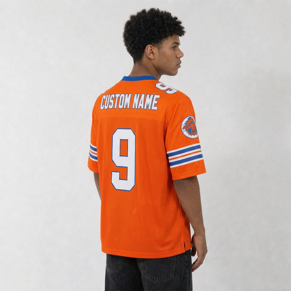 Waterboy Orange Football Jersey Boucher Number 9