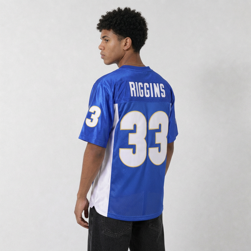 Tim Riggins Blue Football Jersey – Custom Name and Number