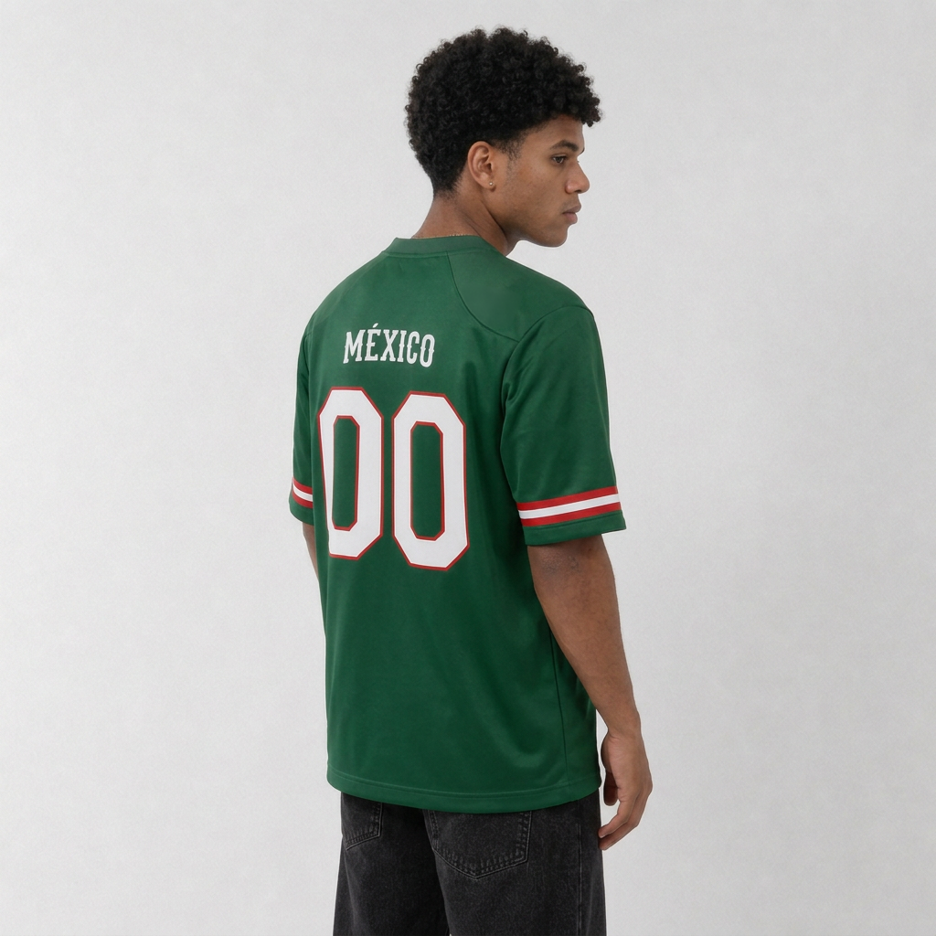 Mexico Green Football Jersey – Custom Name and Number