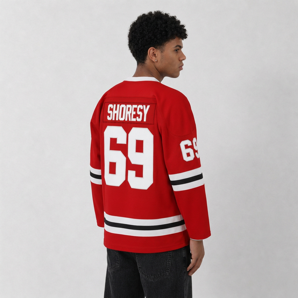 Shoresy Letterkenny Irish Red Hockey Jersey – Custom Name and Number