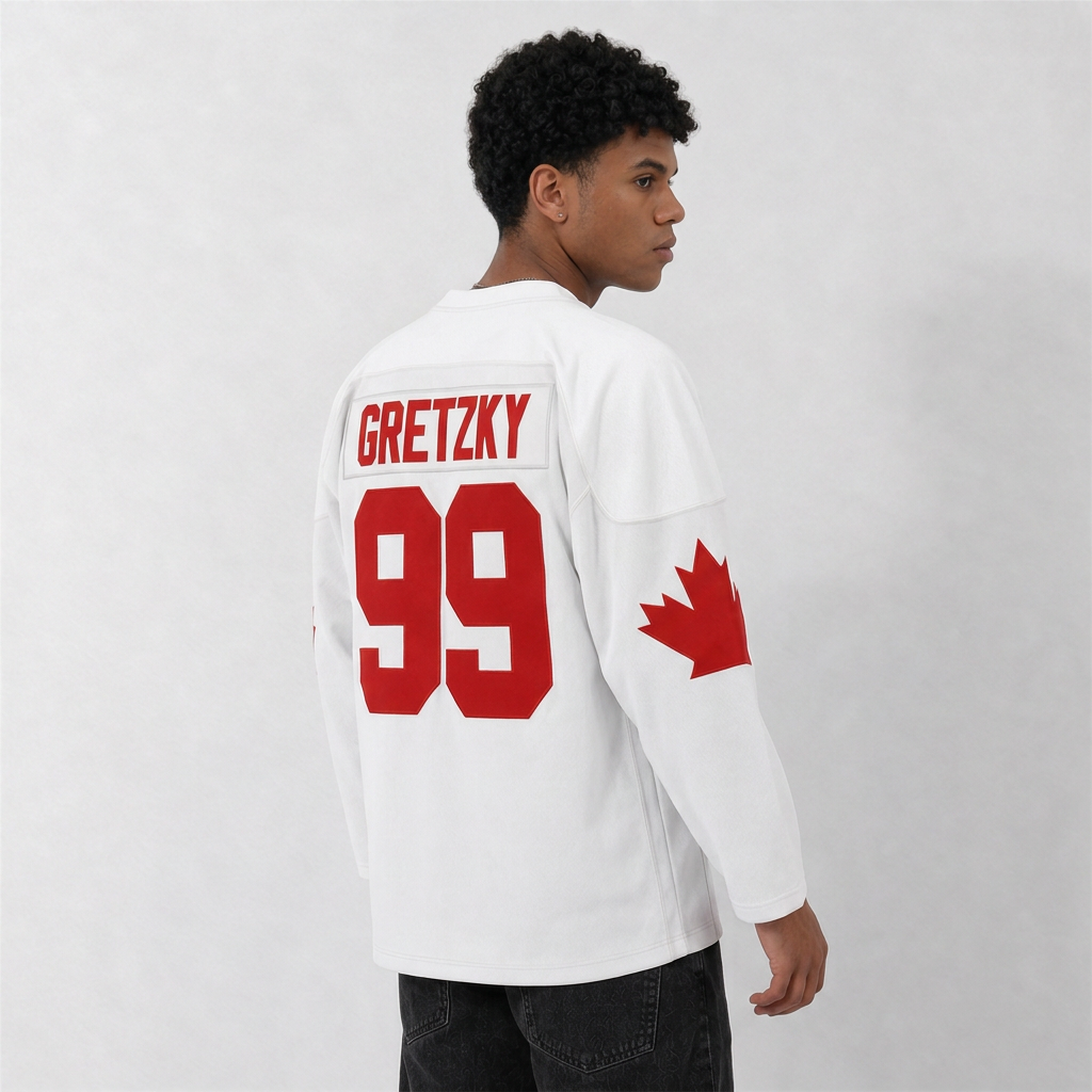 Wayne Gretzky Team Canada White Hockey Jersey – Custom Name and Number