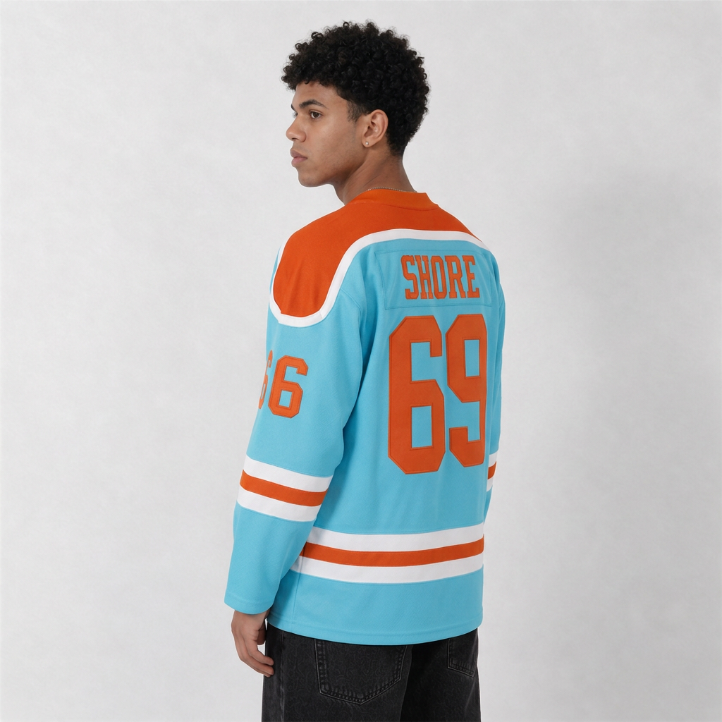 Shore 69 Bulldogs Blue Hockey Jersey – Custom Name and Number