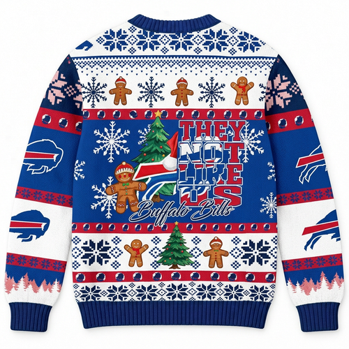 Buffalo Bills Christmas Ugly Sweater NFL Football Holiday Sweatshirt