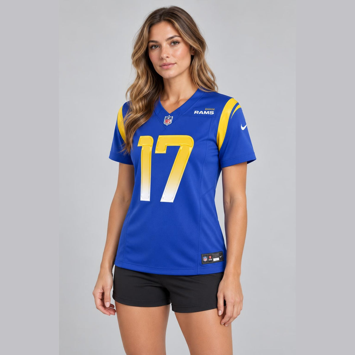 Nacua 17 Royal Football Jersey - 5