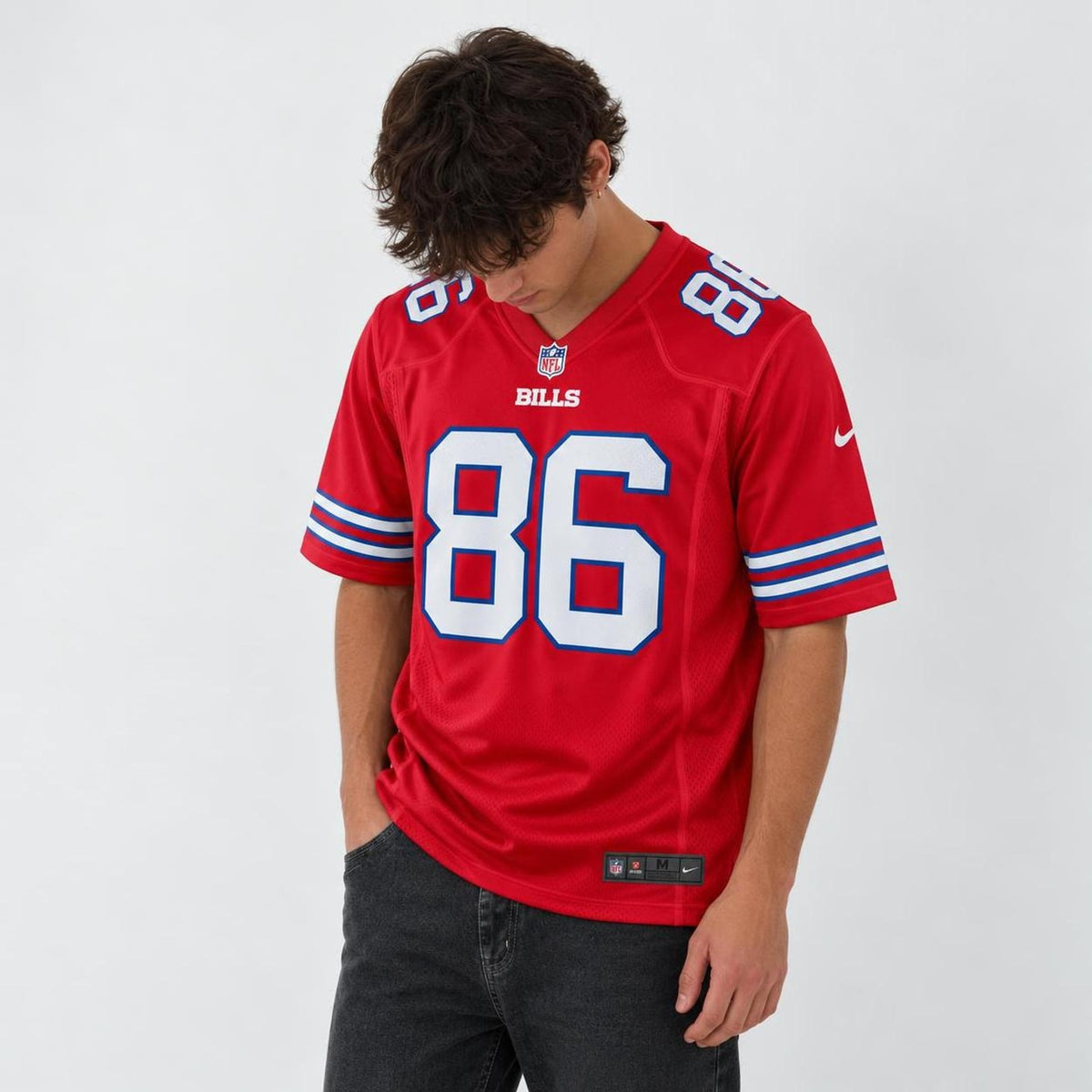 Kincaid 86 Buffalo Red Football Jersey - 2