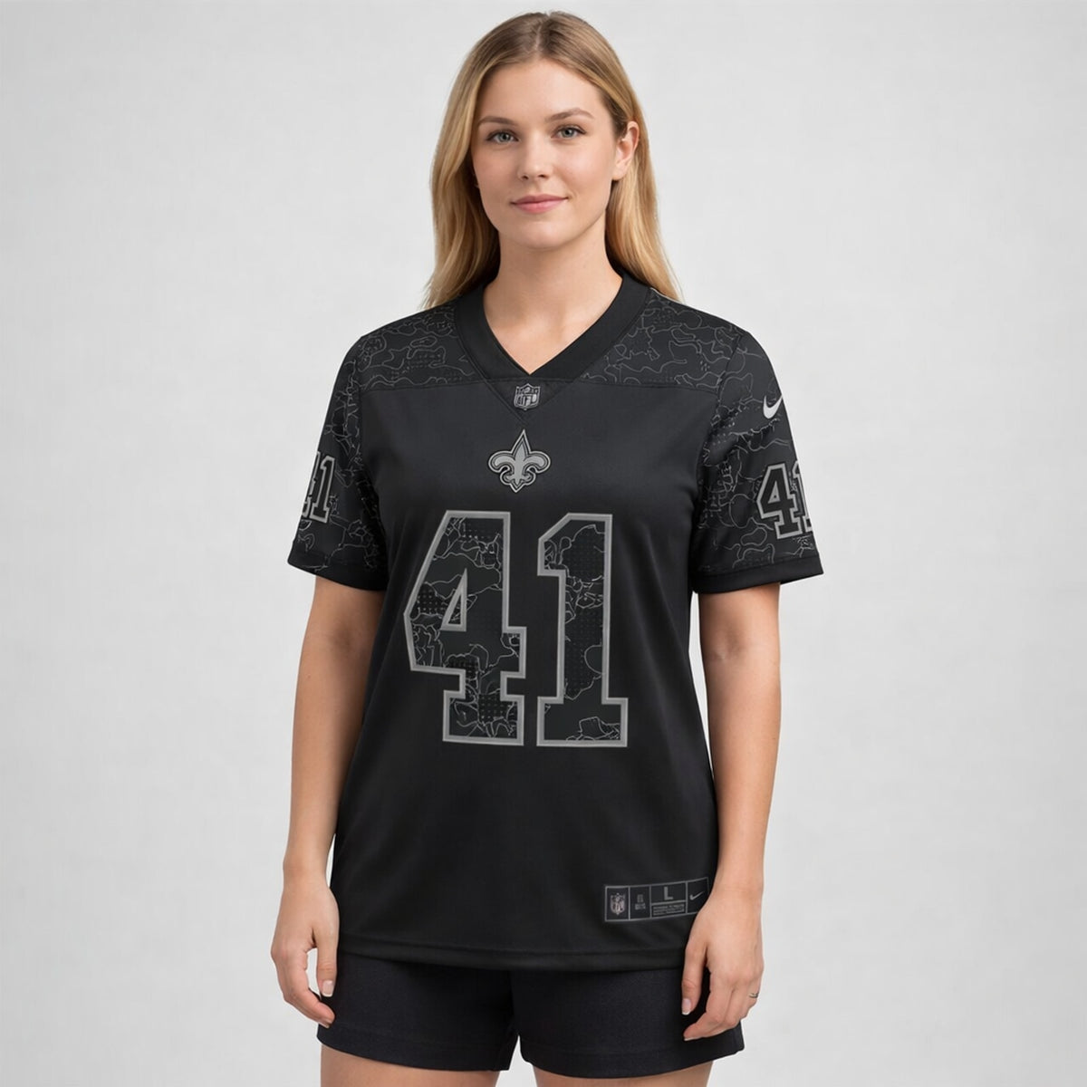 Kamara 41 Saints Football Jersey Black - 5