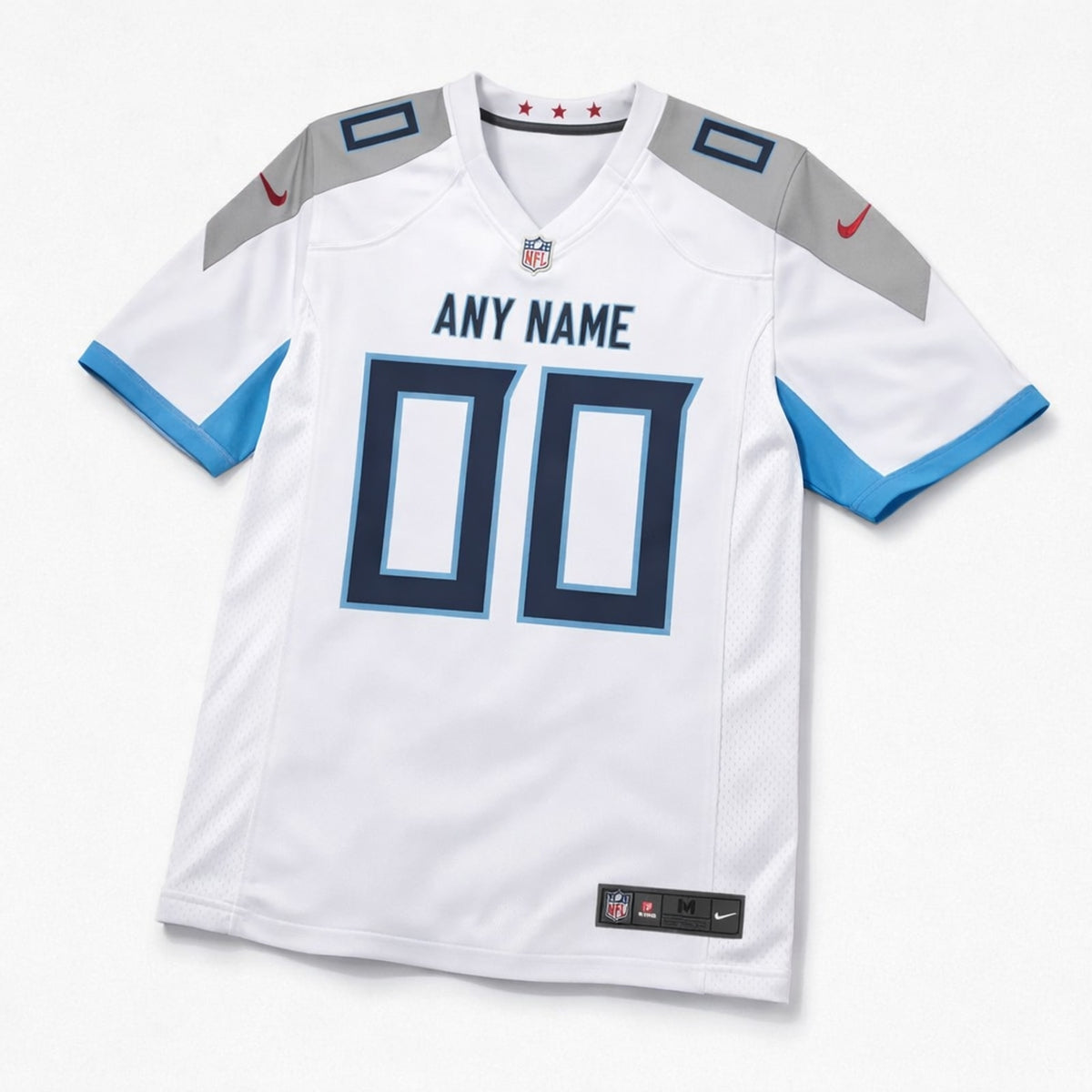 Titans 00 White Football Jersey - 3