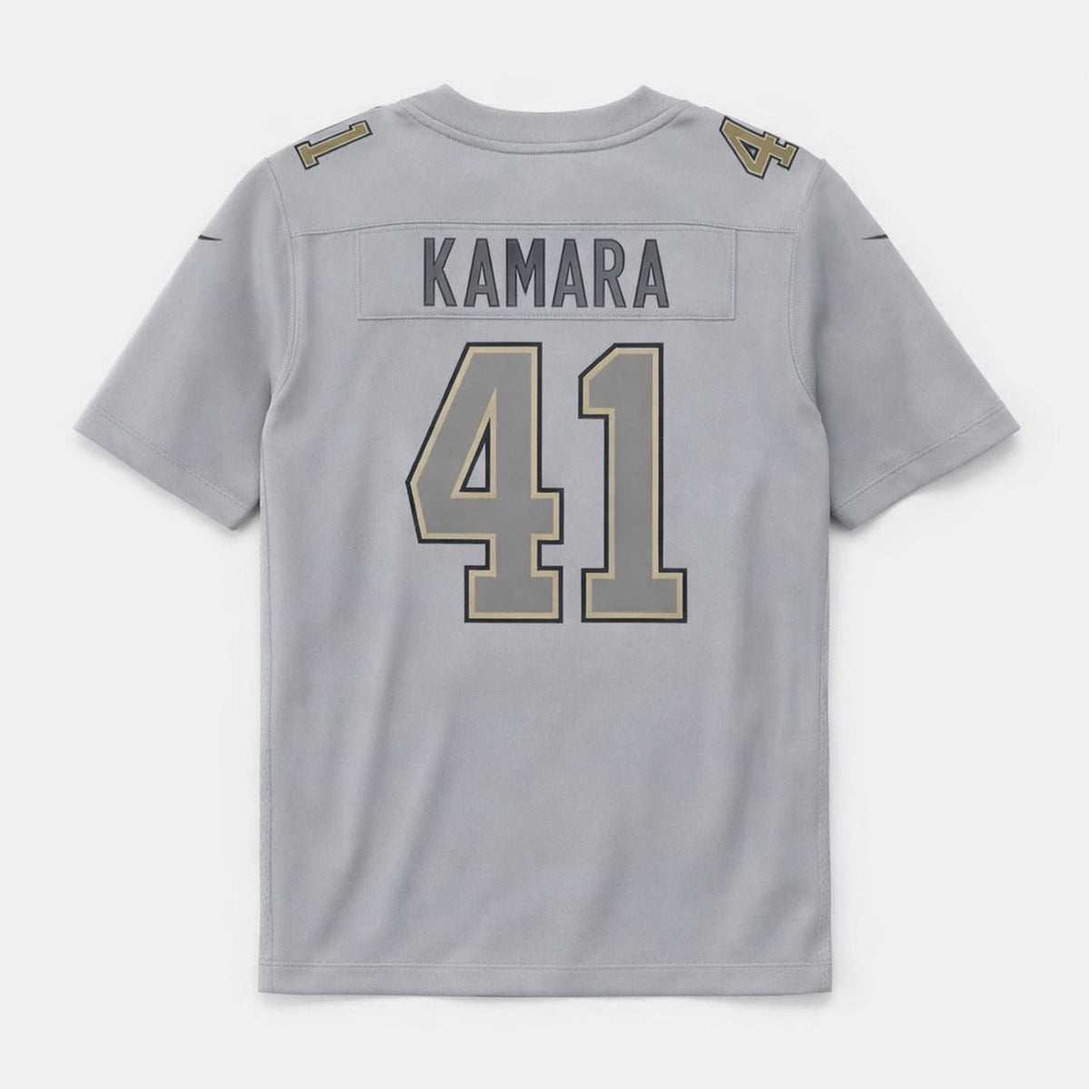 Kamara 41 Saints Football Jersey Gray - 2