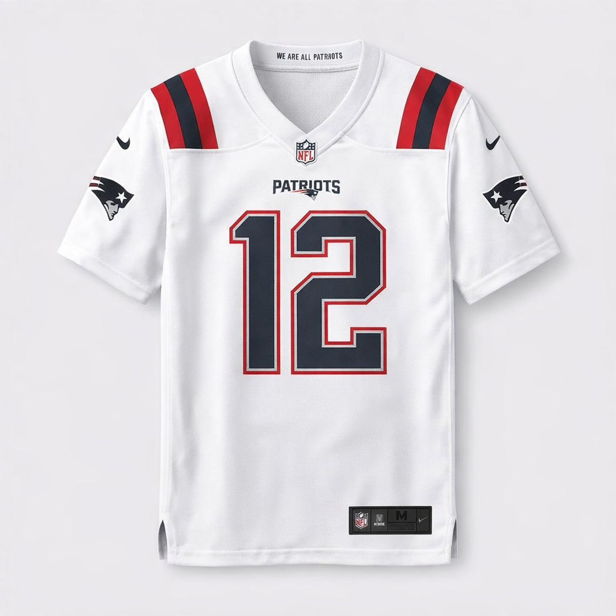 Brady 12 Patriots Football Jersey - 1