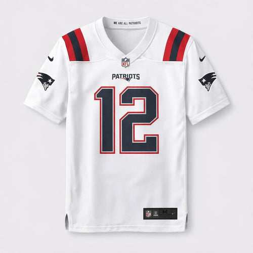 Brady 12 Patriots Football Jersey - 1