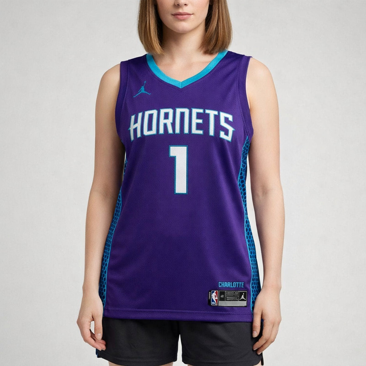Ball 1 Hornets Basketball Jersey - 5