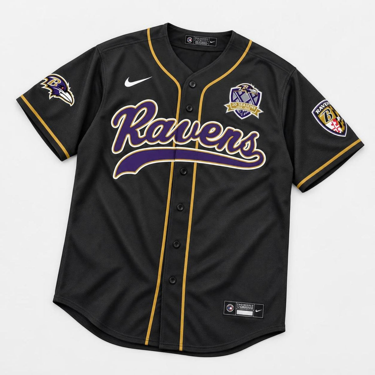 20 Seasons Baseball Jersey - Custom Name and Number - 9