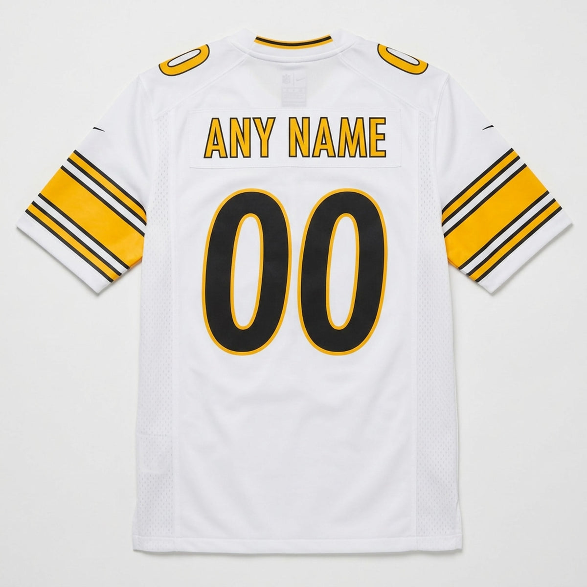 White Gold Football Jersey Custom Name and Number - 2