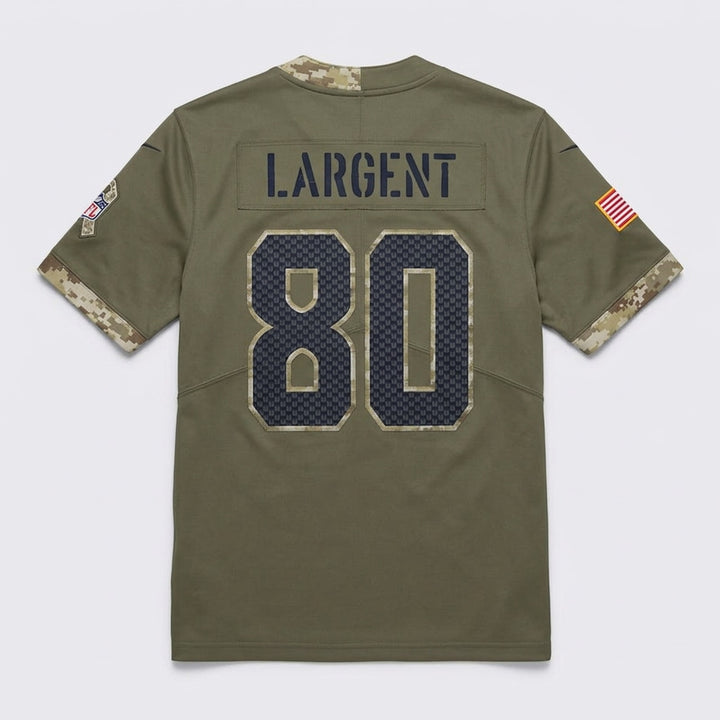 Largent 80 Seattle Football Jersey Olive