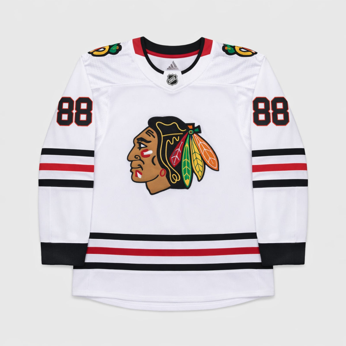 Kane 88 Chicago Hockey Jersey White - 1