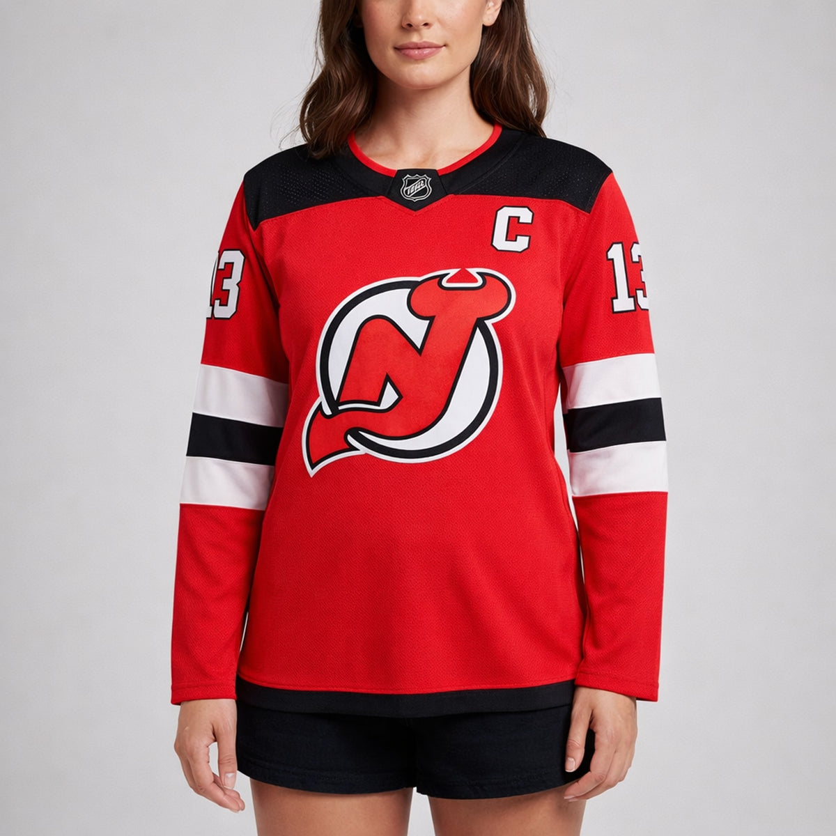 Hischier 13 Devils Hockey Jersey - 5