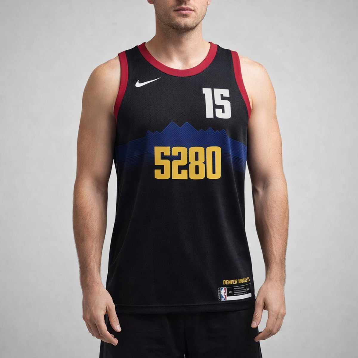 Jokić 15 Denver Nuggets Basketball Jersey - 4