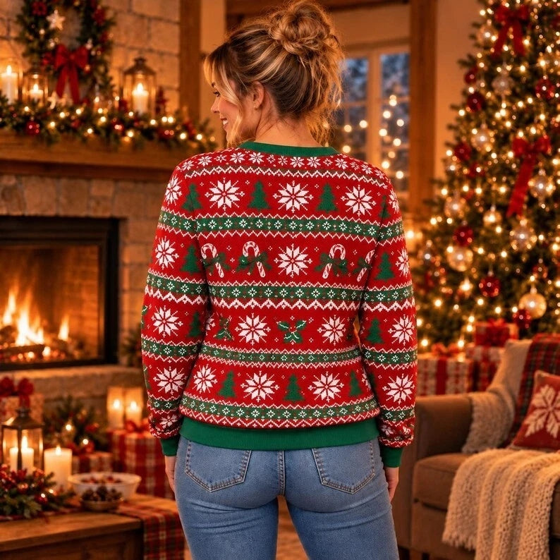 Christmas Elf Costume Ugly Sweater Sweatshirt