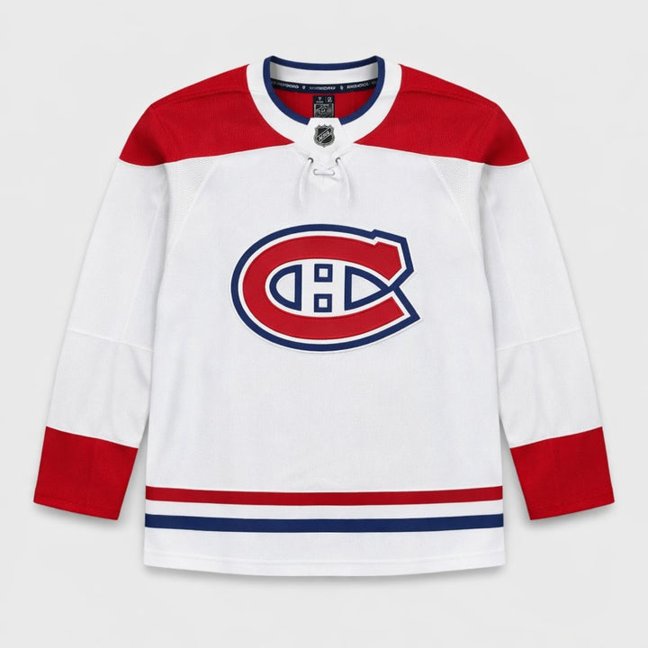 Montreal Canadiens Custom Hockey Jersey White Red