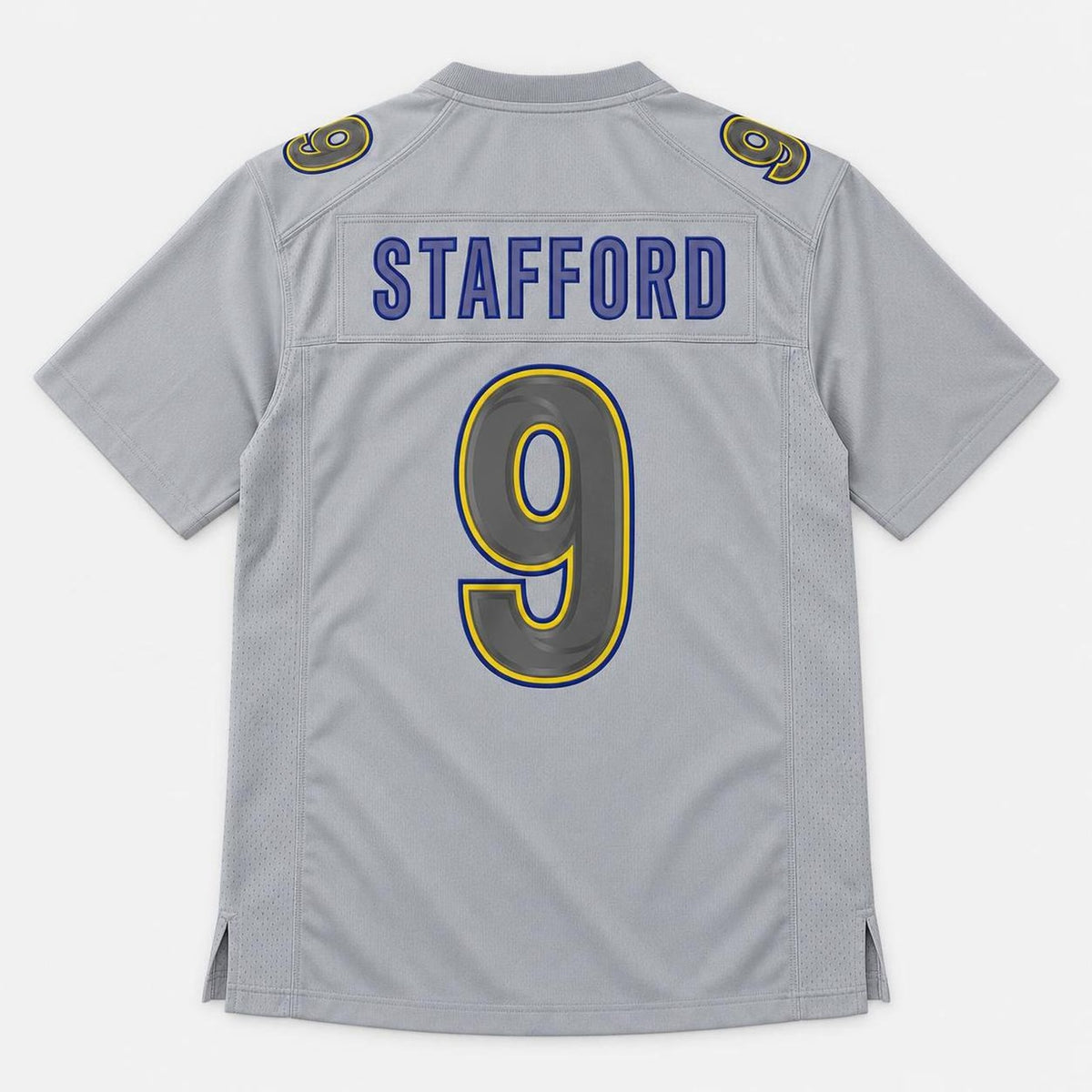 Stafford 9 Los Angeles Rams Gray Football Jersey - 2