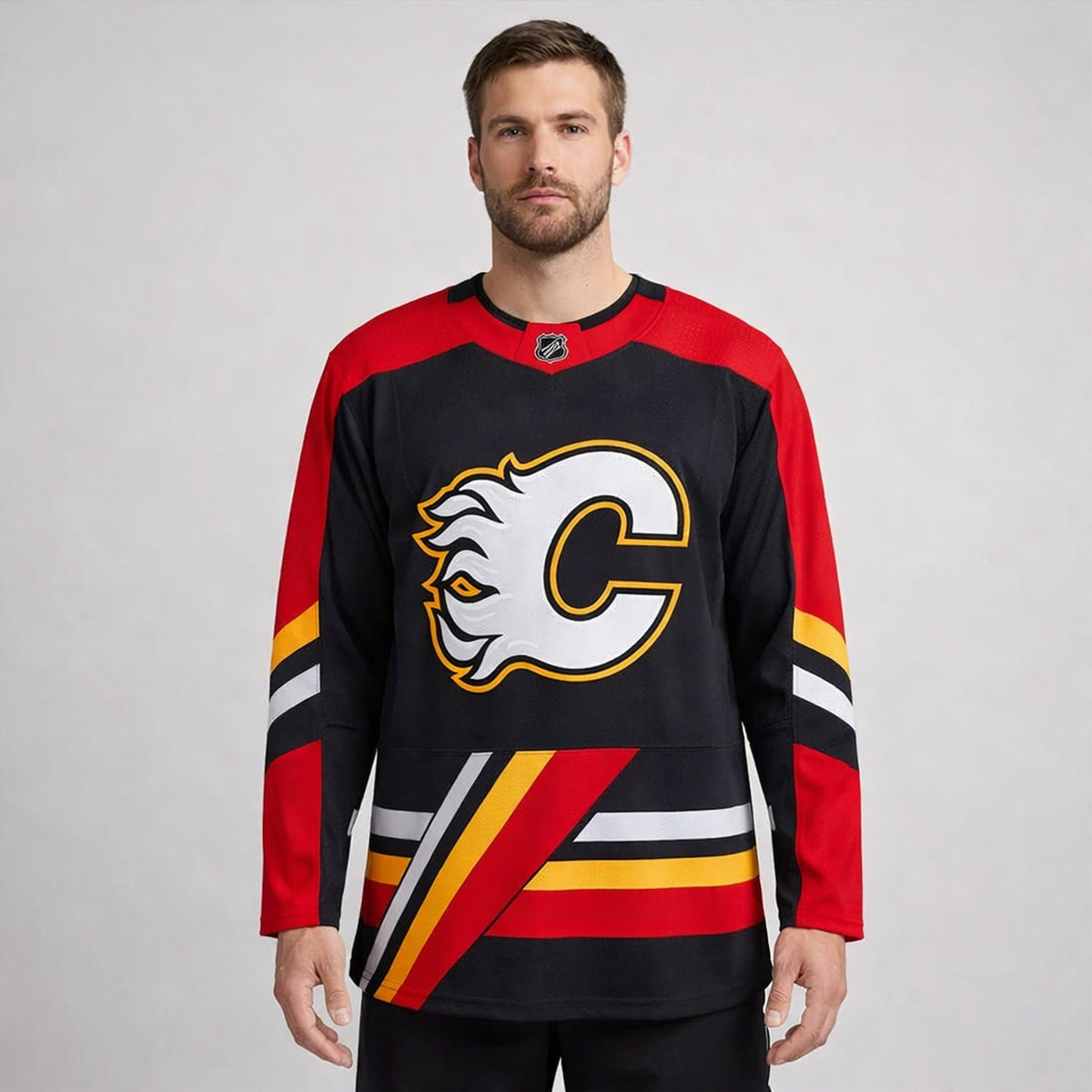 Calgary Flames Classic Hockey Jersey - 4