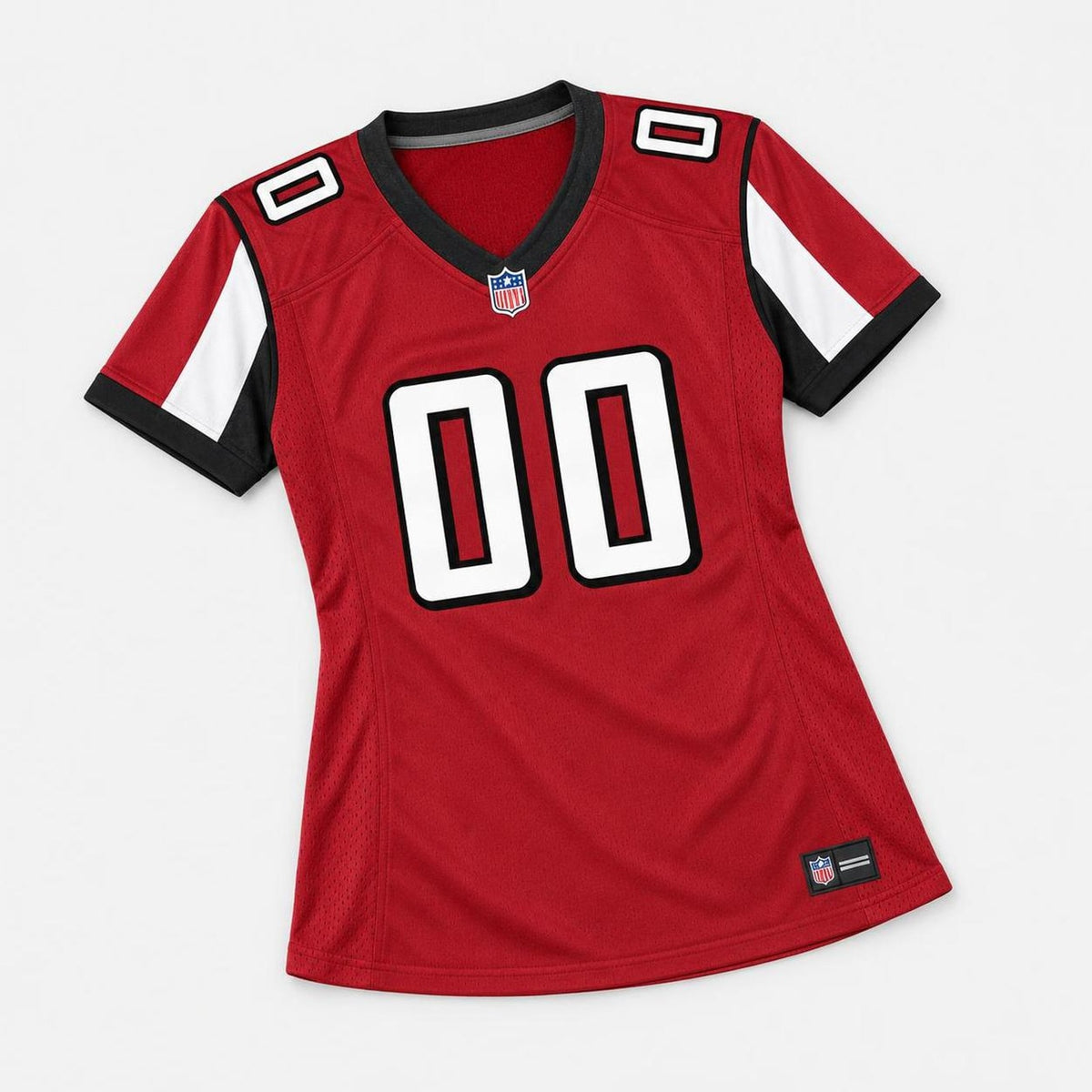 Red Atl Football Jersey - Custom Name and Number - 5