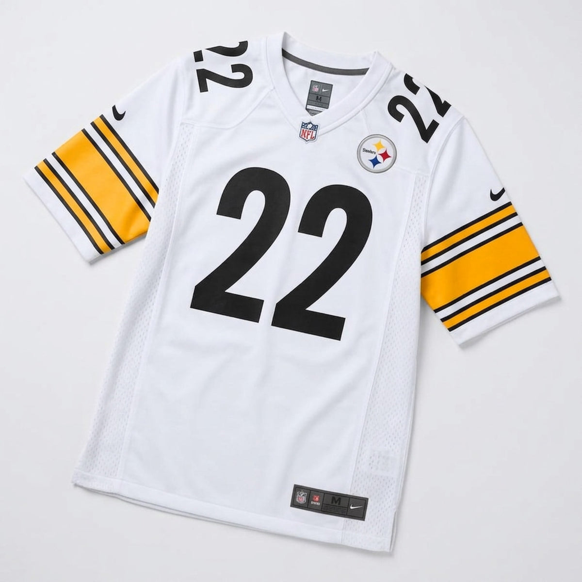 Harris 22 Pittsburgh Football Jersey White - 3