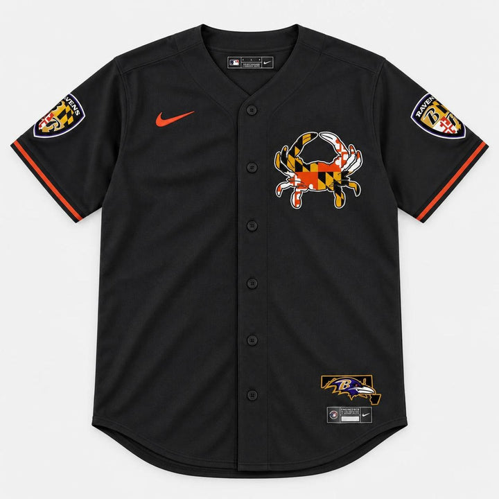 Baltimore Bird Baseball Jersey - Custom Name and Number