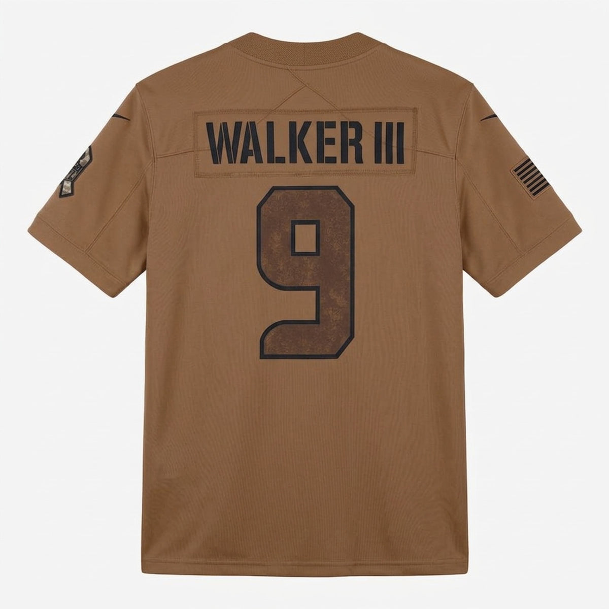 Walker Iii 9 Seattle Football Jersey Brown - 2