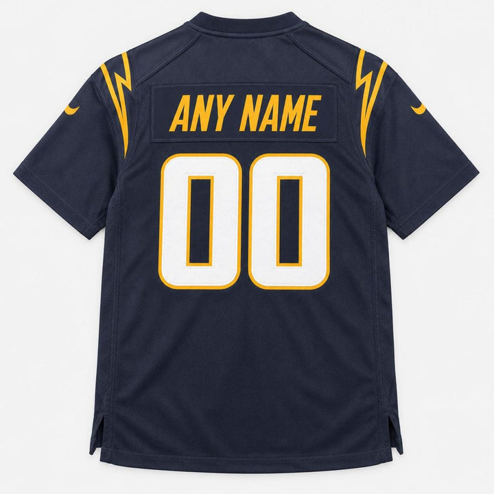 Navy Bolt Football Jersey – Custom Name and Number