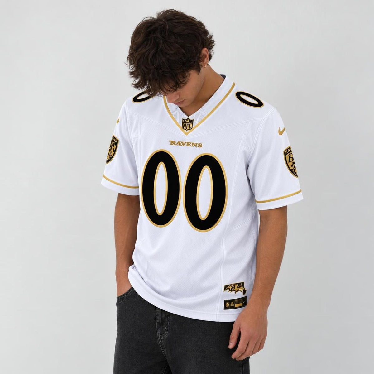 Baltimore Black Gold Football Jersey - Custom Name and Number - 5