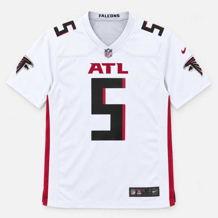 London 5 Atl White Football Jersey