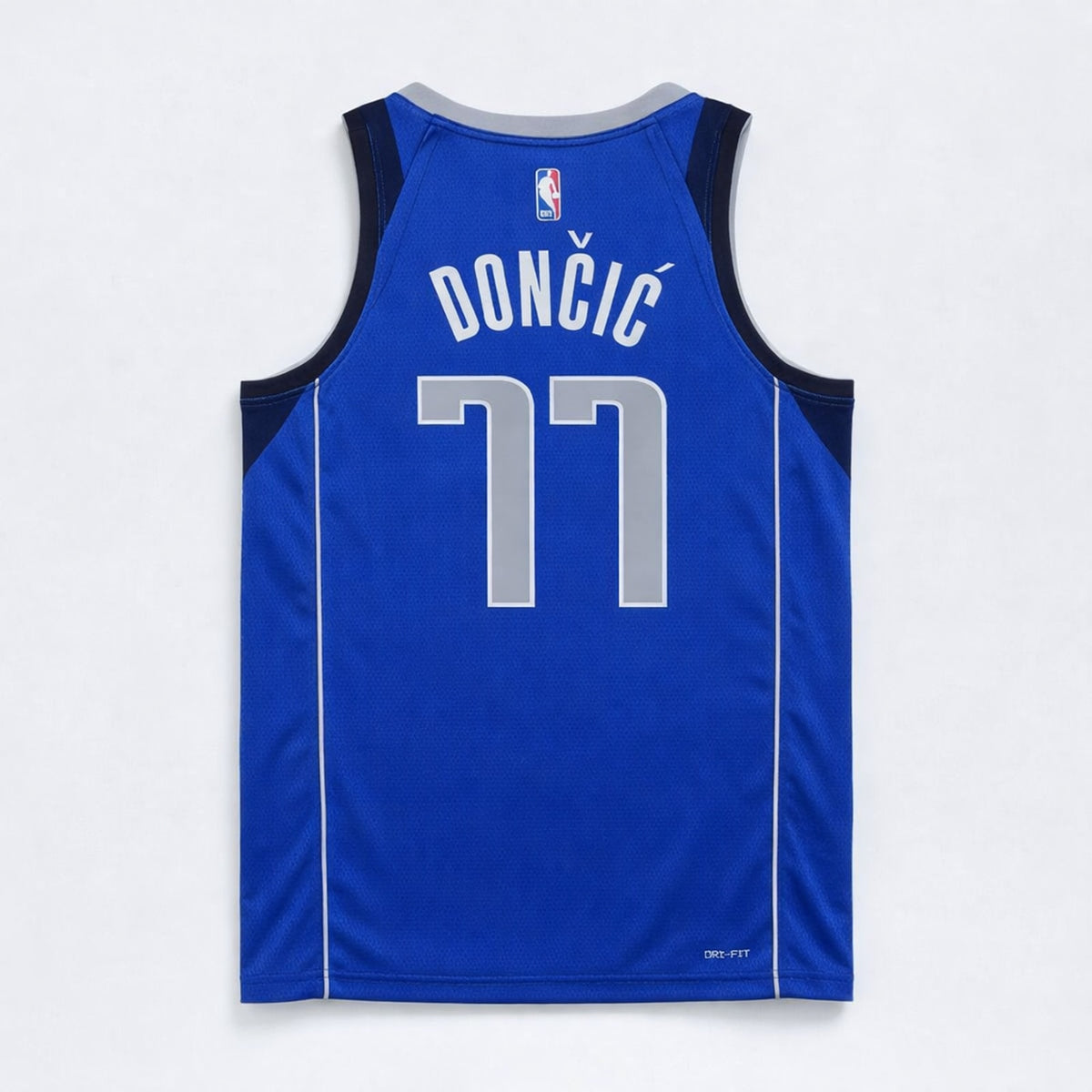 Doncic 77 Dallas Blue Basketball Jersey - 2