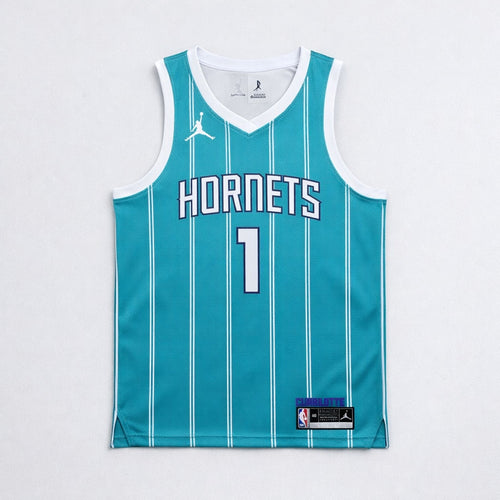 Ball 1 Hornets Basketball Jersey - 1