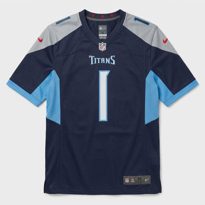 Ward 1 Navy Football Jersey
