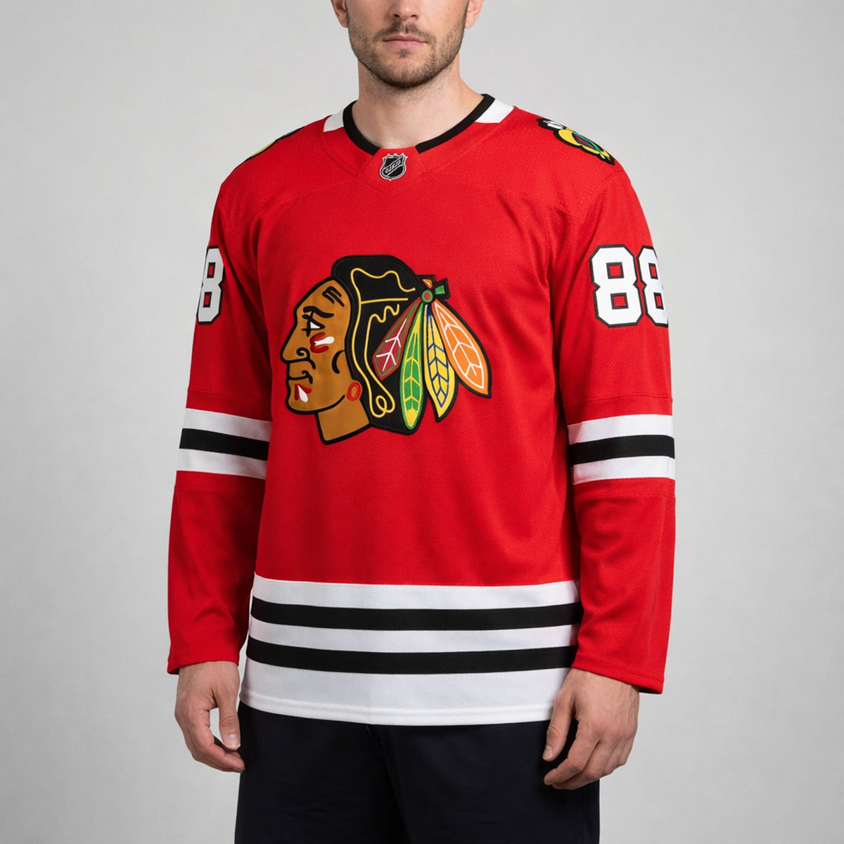 Kane 88 Chicago Blackhawks Hockey Jersey - 4