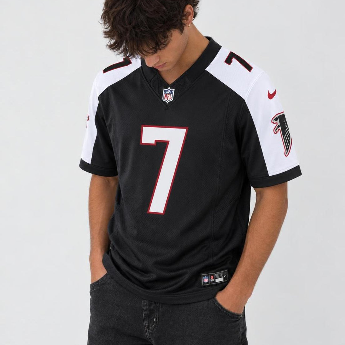 Robinson 7 Black And Red Football Jersey - 2