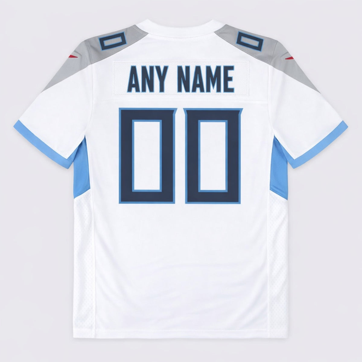 Titans 00 White Football Jersey - 2