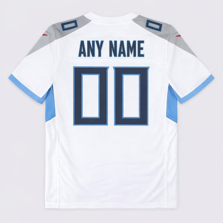 Titans 00 White Football Jersey