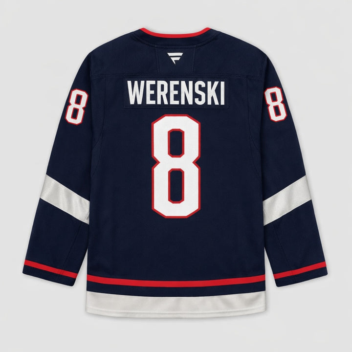 Werenski 8 Columbus Blue Jackets Hockey Jersey