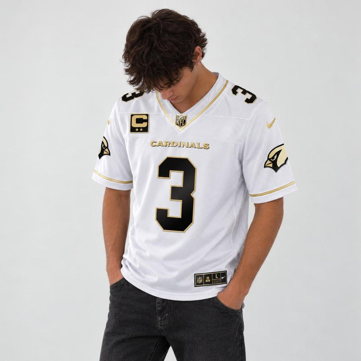 Baker 3 Cardinals Football Jersey - 3